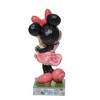 Jim Shore 5.25 In Sweet Spring Snuggles Minnie Holding Bunny Figurines - 3 of 4