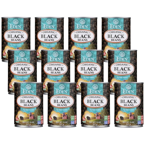 Eden Foods Organic Black Beans - Case Of 12/15 Oz : Target