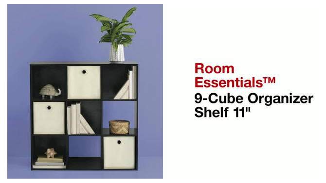 11" 9 Cube Organizer Shelf - Room Essentials&#153;, 6 of 13, play video
