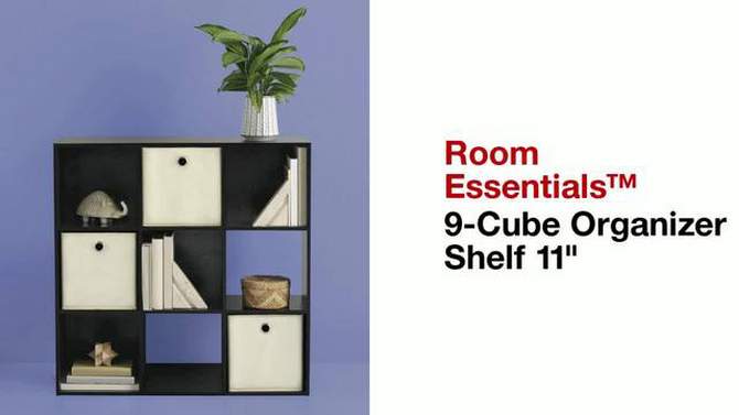 11" 9 Cube Organizer Shelf - Room Essentials&#153;, 6 of 13, play video