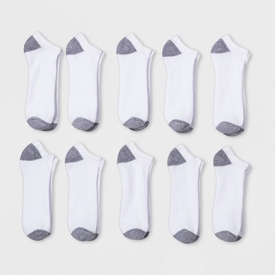 Men's Quarter Socks 10pk - Goodfellow & Co™ Black 6-12