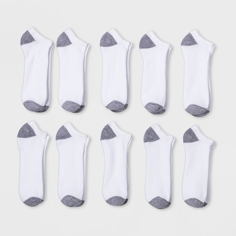 Men's No Show Socks 10pk - Goodfellow & Co™ 6-12, 1 of 4