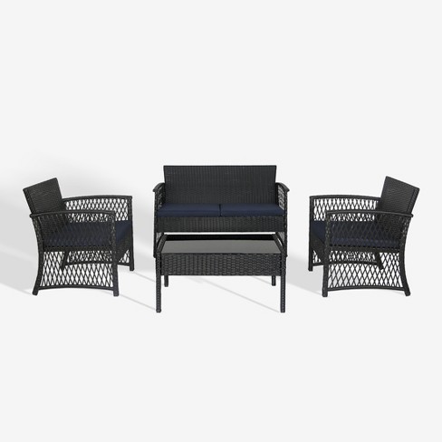 WestinTrends  4-Piece Outdoor Patio Conversation Set - image 1 of 4