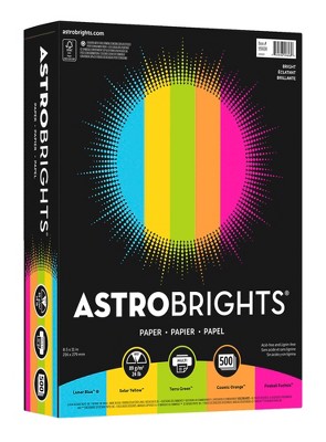 Astrobrights Colored Paper, 8-1/2 X 11 Inches, Assorted Bright Colors ...