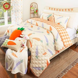 The Lakeside Collection Carrots Quilt Ensemble - Full/Queen Quilt - 1 of 4