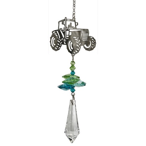 Woodstock Chimes Woodstock Rainbow Makers Collection, Crystal Fantasy, 4.5'' Tractor Crystal Suncatcher CFTR - image 1 of 3