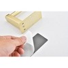2 Pack Paper Towel Holder Wall Mount, Brushed gold Paper Towel Holder Under Cabinet, Self Adhesive Paper Towel Holders(12inch, 2 Pack) - 3 of 4