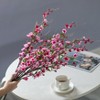 Uniquewise Peach Artificial Cherry Blossom Branch Stem for Home Decoration and Wedding Craft - 4 of 4