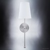 Urban Ambiance Luxury New Traditional Wall Sconce,  21''H x 6''W,  Brushed Nickel Finish, ULB2070 - 4 of 4