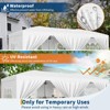 10x20 Heavy Duty Pop Up Canopy Tent with 6 Removable Sidewalls, Easy Up Commercial Canopy Tents with 3 Adjustable Heights, Stakes 18, Ropes 6 - 3 of 4