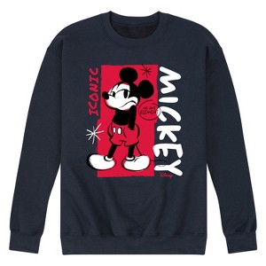 Men's - Disney - Mickey Iconic Graphic Fleece Sweatshirt - 1 of 4
