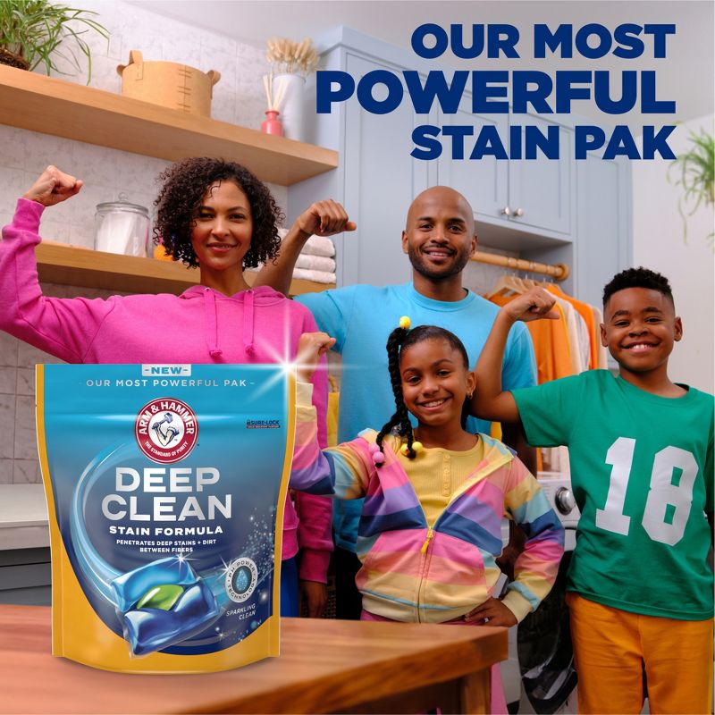 Arm &#38; Hammer Deep Clean Stain Unit Dose Detergent - 44ct, 4 of 18
