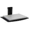 Mount-It! Floating Wall Mounted Shelf Bracket Stand For AV Receiver, Component, Cable Box, PlayStation, Projector | 1 Black Tinted Tempered Glass - 2 of 4
