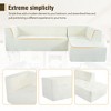 NicBex 112.2 Inch Modular Sectional Sofa,Chenille L-Shaped Couch for Living Room,Apartment,Office,No Assembly Require,Beige - 4 of 4