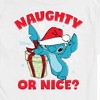 Men's - Lilo and Stitch - Naughty Or Nice Short Sleeve Graphic T-Shirt - 2 of 4