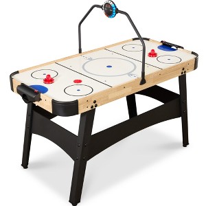 Best Choice Products 54in Air Hockey Game Table w/ LED Lights, Scoreboard, Powerful Motor - 1 of 4