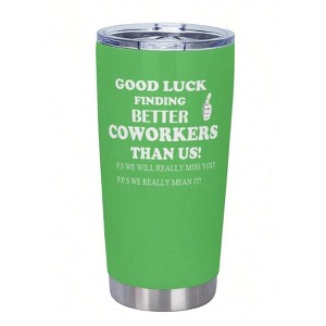 Mocamel Good Luck Finding Better Coworkers Stainless Steel Insulated Tumbler Farewell Gifts, Going Away Gift - 1 of 4