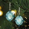 Ross-Simons Blue Mother-Of-Pearl Drop Earrings With 3.10 ct. t.w. London and Swiss Blue Topaz in Sterling Silver - 3 of 4