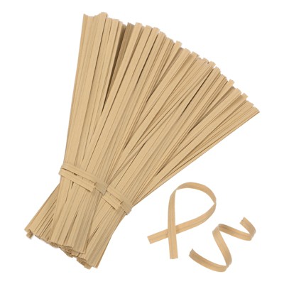 Unique Bargains Kraft Paper Twist Ties Party Gift Cake Candy Wrapping 2000 Pcs