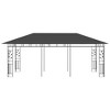 vidaXL Gazebo - 19.7'x9.8'x9' Anthracite, Outdoor Canopy with Mosquito Net, Powder-Coated Steel Frame, Garden Shelter, Backyard Sunroof - 3 of 4