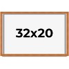 PosterPalooza | Classic Brown Picture Frame - UV Acrylic, Backing Board, Hanging Hardware Included - 2 of 4