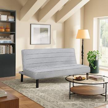 Serta Maple Convertible Sofa Light Gray