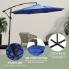 WestinTrends 10 Ft Outdoor Patio Cantilever Offset Umbrella - 4 of 4