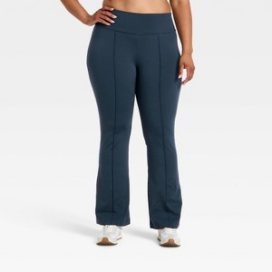 Women's High-Rise Fleece Lined Winter Flare Leggings - All In Motion™ - 1 of 3