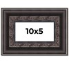 PosterPalooza | Panoramic 3.5" Wide Ornate Black Frame - UV Acrylic, Foam Board Backing, Hanging Hardware - 2 of 4