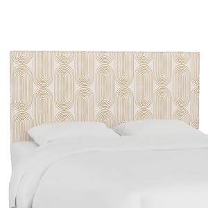 Skyline Furniture French Seam Slipcover Headboard Oblong Mustard - 1 of 4