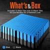 Squatz 25 - Pc Foam Interlocking Exercise Mat - Black & Blue - 2 of 4