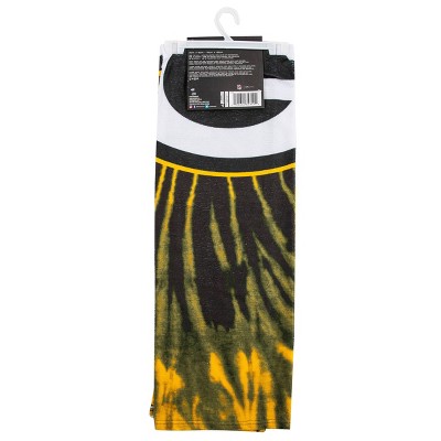 Green Bay Packers Psychedelic Tie-Dye Cotton-Poly Beach Towel
