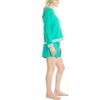 Ocean Pacific Womens Sunset Chaser Hoodie Short Set - 4 of 4