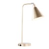 LumiSource Pix 19" Contemporary Task Lamp Champagne Gold and White Metal with Built-In USB Port - 2 of 4