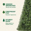 Dexmalle 7FT Unlit Artificial Christmas Tree with 775 Tips and Sturdy Metal Stand - 4 of 4