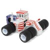 First Gear 1/64 Big Bud 16V-747 Silver Series Detroit 1100 HP Patriotic Version with Titan Goodyear LSW Tires 60-1913 - 4 of 4
