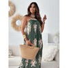 Women's Boho Chic Printed Halter Maxi Dress - 4 of 4