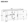 NicBex Accent Storage Cabinet with Metal Handles for Living Room,Kitchen,Office,Hallway - 3 of 4