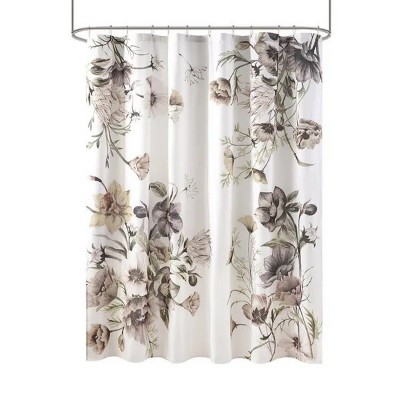 LunaLulinlk Printed Cotton Shower Curtain