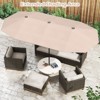 Tangkula 13 FT Double-sided Patio Umbrella Outdoor Large Twin Size Umbrella - 4 of 4