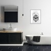 Stupell Industries Sloth In Bathrobe Animal Portrait, 24" x 30" - 2 of 4
