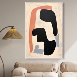 Art Remedy Modern Earbuds II Contemporary Shapes Abstract Wall Art Framed - 1 of 4
