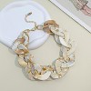 Chunky Acrylic Cuban Chain Choker Necklace - Bold Bib Collar for Women - 3 of 4