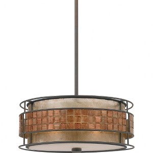 Quoizel Lighting Laguna 3 - Light Pendant in  Renaissance Copper - 1 of 4