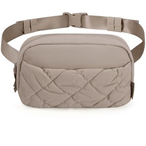 Puffy Fanny Packs for Women Crossbody Belt Bag with Adjustable Strap - 1 of 4