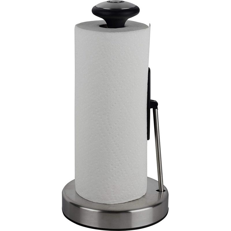 Paper Towel Holder Stainless Steel - Easy to Tear Paper Towel Dispenser - HomeItusa, 1 of 4