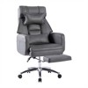 COWLOWN Ergonomic Swivel Office Chair, Reclining Executive Chair with Footrest & Lumbar Support - 2 of 4
