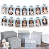 Big Dot of Happiness ONEderland - DIY Snowflake Winter Wonderland First Birthday Party Decor - 1-12 Monthly Picture Display - Photo Banner - 2 of 4