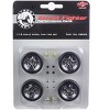 Street Fighter Mag Wheel and Tire Set of 4 pieces from "1970 Plymouth RoadRunner "The Hammer" "Fast & Furious" Movie 1/18 by GMP - 3 of 3