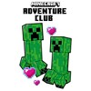 Men's Minecraft Adventure Club Creeper Hearts T-Shirt - 2 of 4